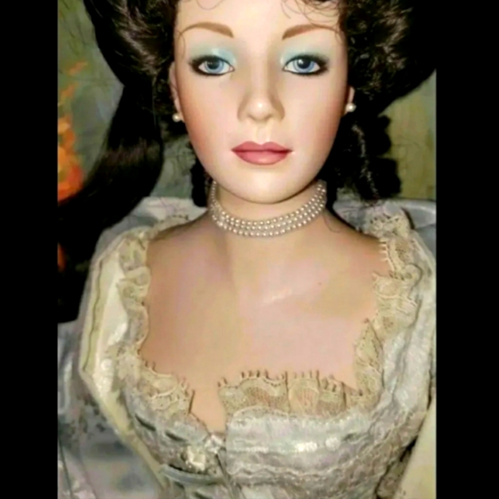 VINTAGE TALL PORCELAIN DOLL